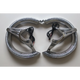 2018-2025 Honda Goldwing GL1800 Chrome Rotor Covers with Amber LED Lights