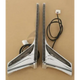 Chrome LED Vertical Rear Light Strips with Smoked Lens for Honda Goldwing GL1800 & F6B