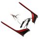 GL1800 Black LED Vertical Rear Light Strips with Red Lens