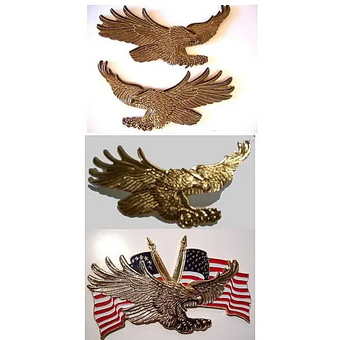 compare product Gold Eagle With USA Flagt 3 X 1 3/4