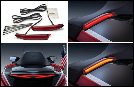 Goldwing GL1800 2021 & Up Tour Tips LED Run, Brake & Sequential Turn Signal Lights