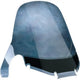 Goldwing GL1200 Sliptreamer Wraparound Clear Windshield.