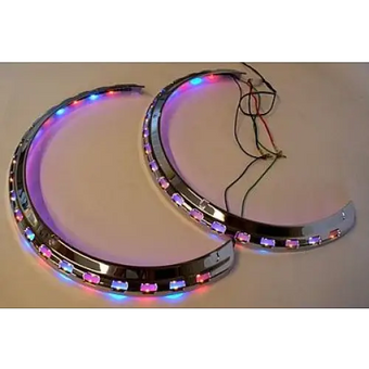 compare product Honda Goldwing GL1500 LED Ring of Fire Rotor Cover Trim (Amber-Red-Blue)