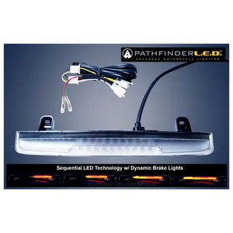 compare product Honda Goldwing GL1800 2001-2010 Sequential LED Spoiler Light with Dynamic Brake and Running Light