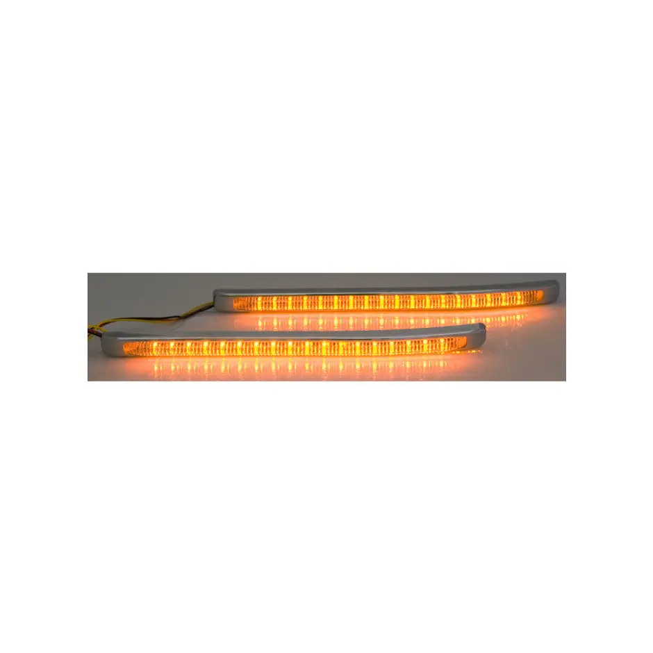 Honda Goldwing GL1800 Amber Engine Lights with Clear Lens (2001-2010)