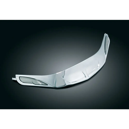 Honda Goldwing GL1800 Chrome Windshield Trim with LED Turn Signal Accents