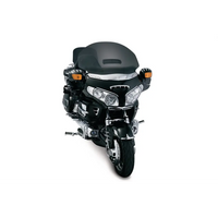 Honda Goldwing GL1800 Chrome Windshield Trim with LED Turn Signal Accents