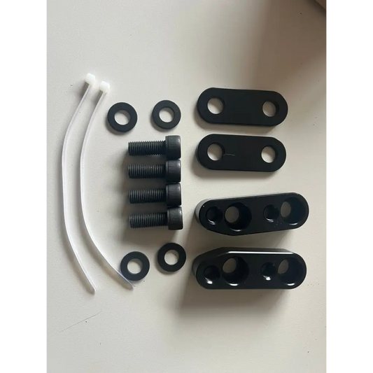 Honda Goldwing GL1800 Handlebar Risers – Adjustable 3-Position Black Finish