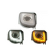 Honda Goldwing Rectangle LED Fog Lights with Integrated Daytime Running and Turn Signal Lights (GL1800/F6B/Valkyrie)