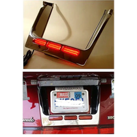 Lighted Licence Plate Surround Chrome Filler