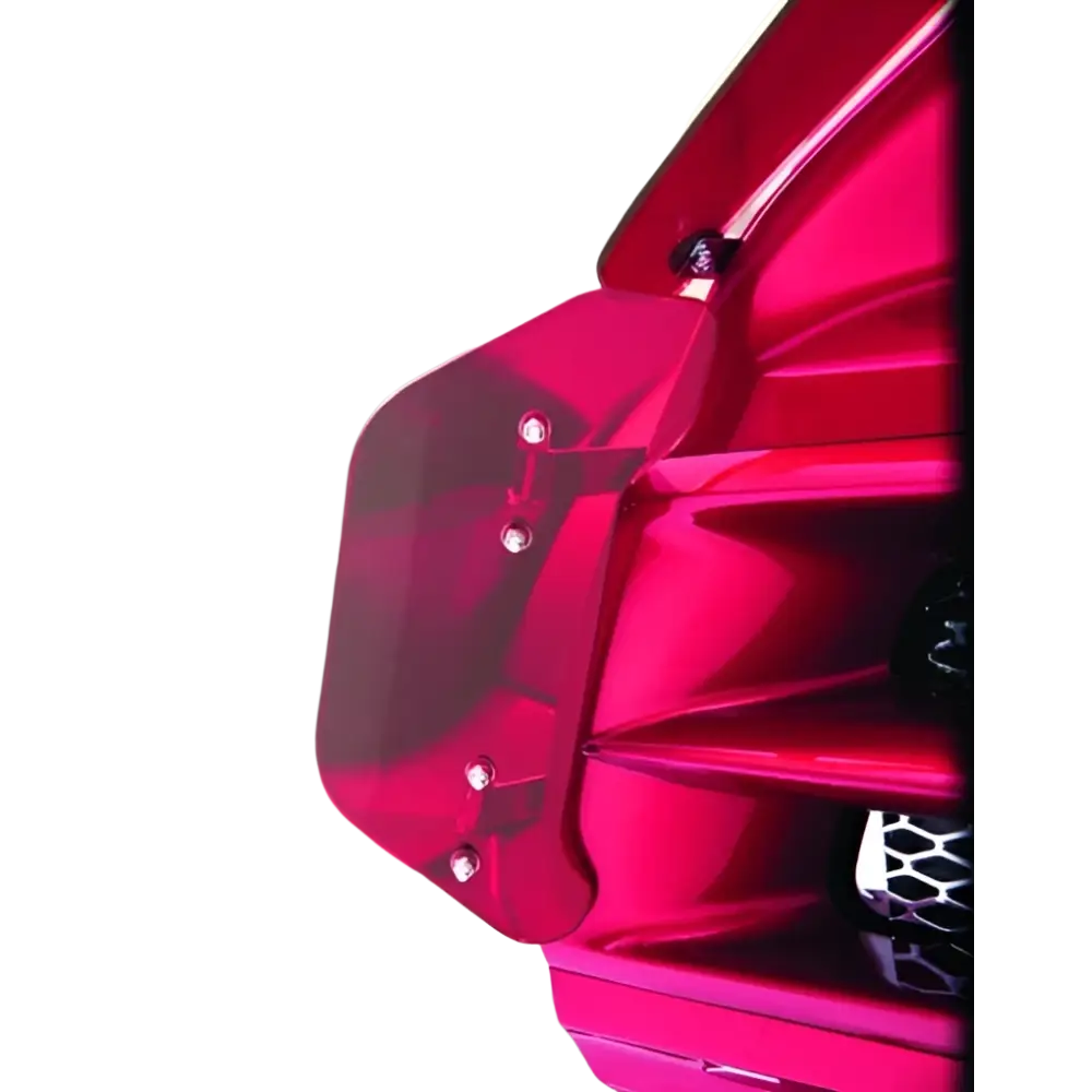 Red Lower Wind Deflectors