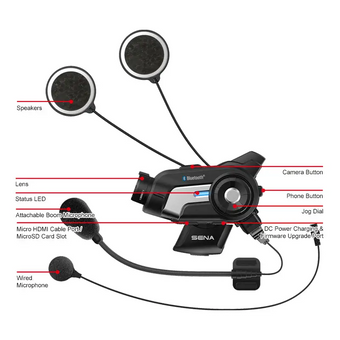 compare product Sena 10C Motorcycle Camera and Intercom System