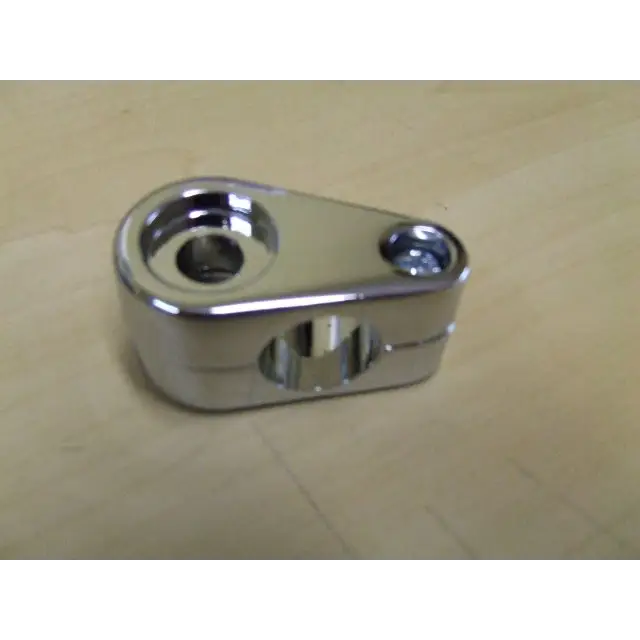 Tri-chromed pole clamp